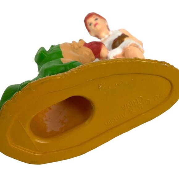 Flintstones Movie Wilma & Pigasaurus 1994 Collectible PVC Toy Figure - Picture 5 of 7